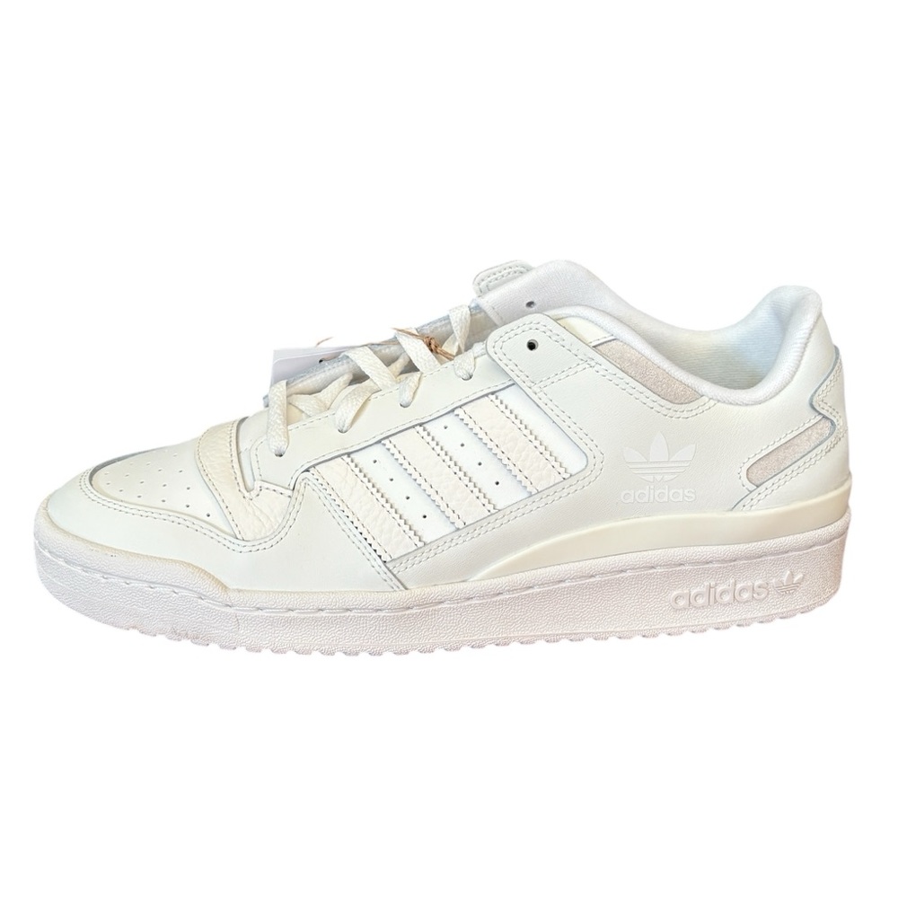 Adidas Forum Low CL Originals White on White Sneakers Men’s Size 11.5 - Picture 2 of 10